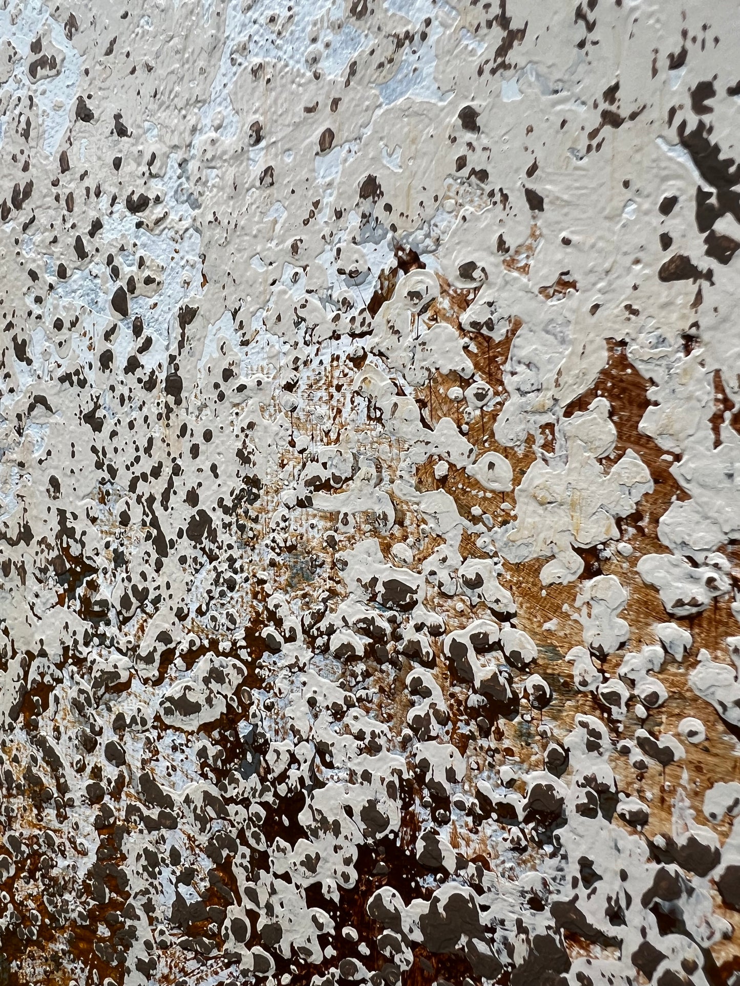 "Žemės kalba"  vienetinis darbas. Akrilas ant drobės, 90*90cm.