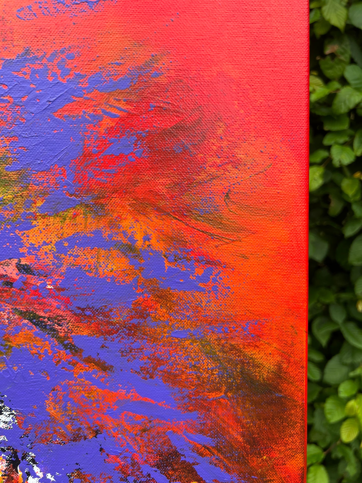 "Žydinčios gelmės" 90*130cm, vienetinis paveikslas