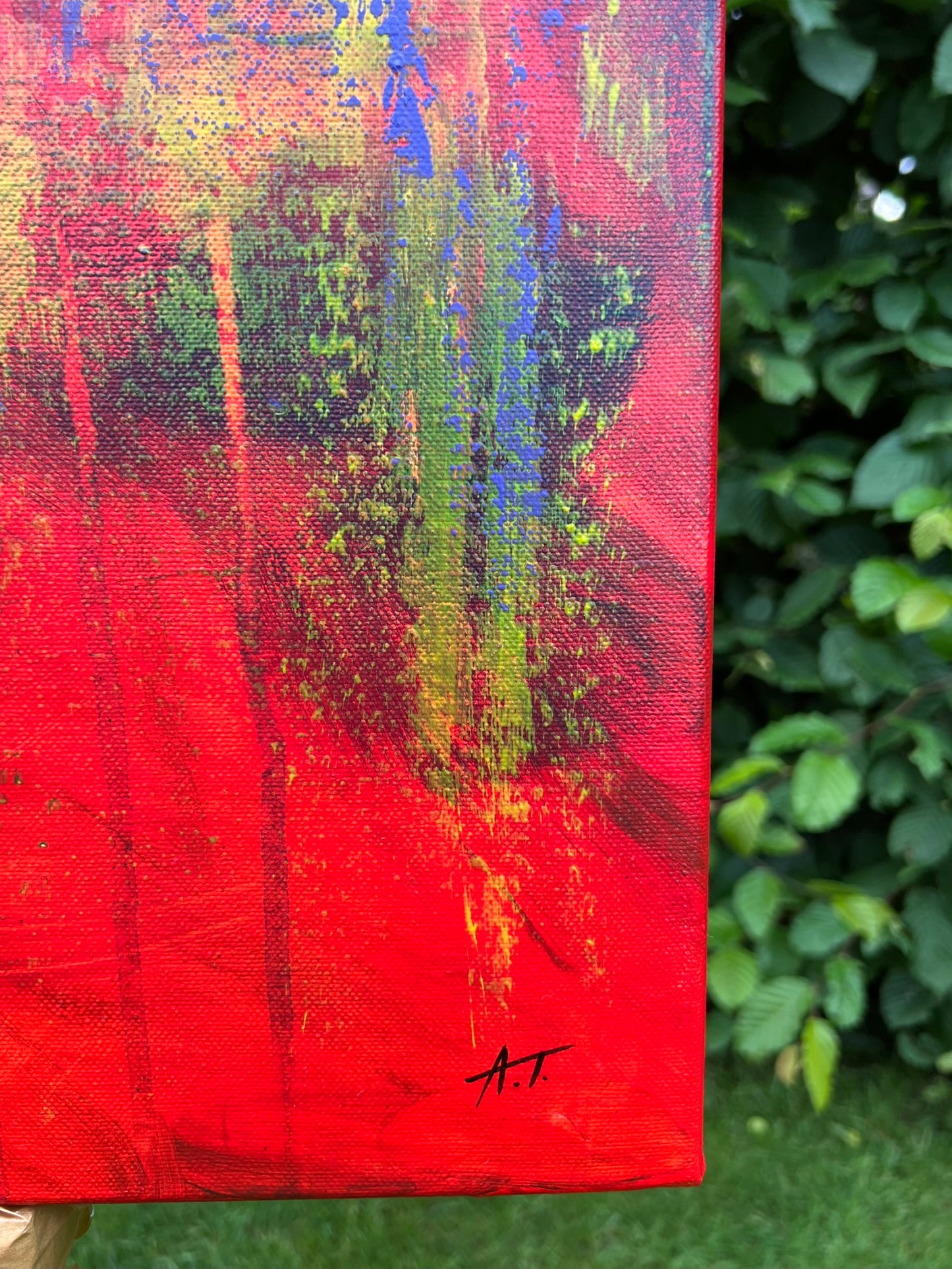 "Žydinčios gelmės" 90*130cm, vienetinis paveikslas