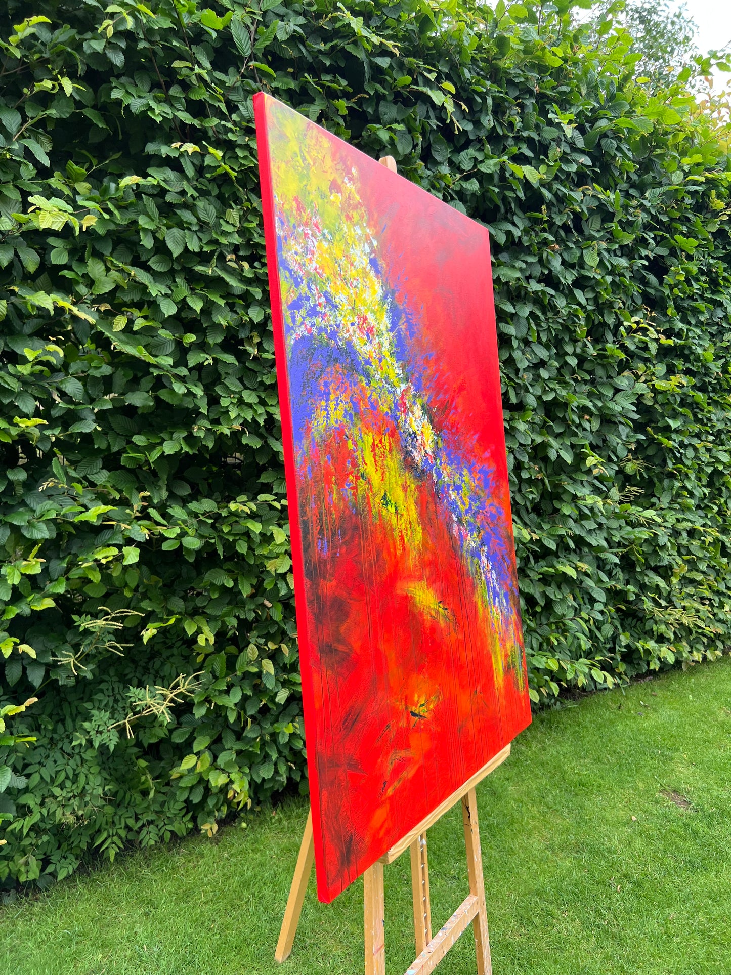 "Žydinčios gelmės" 90*130cm, vienetinis paveikslas