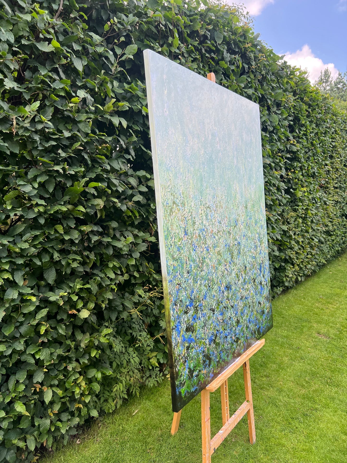 Modernus, abstraktus paveikslas "Miško pasaka" 100*130cm.